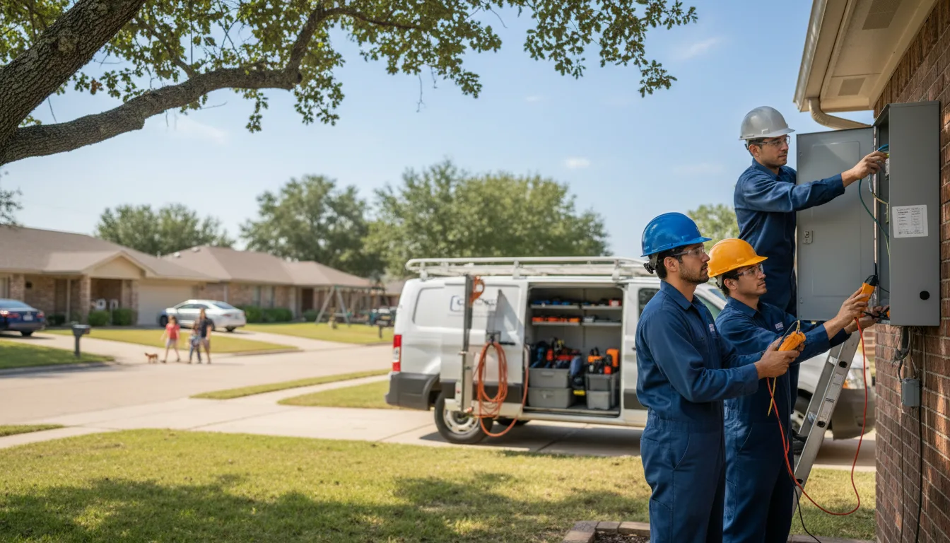 Certified electrician providing emergency electrical services in Collinsville, IL
